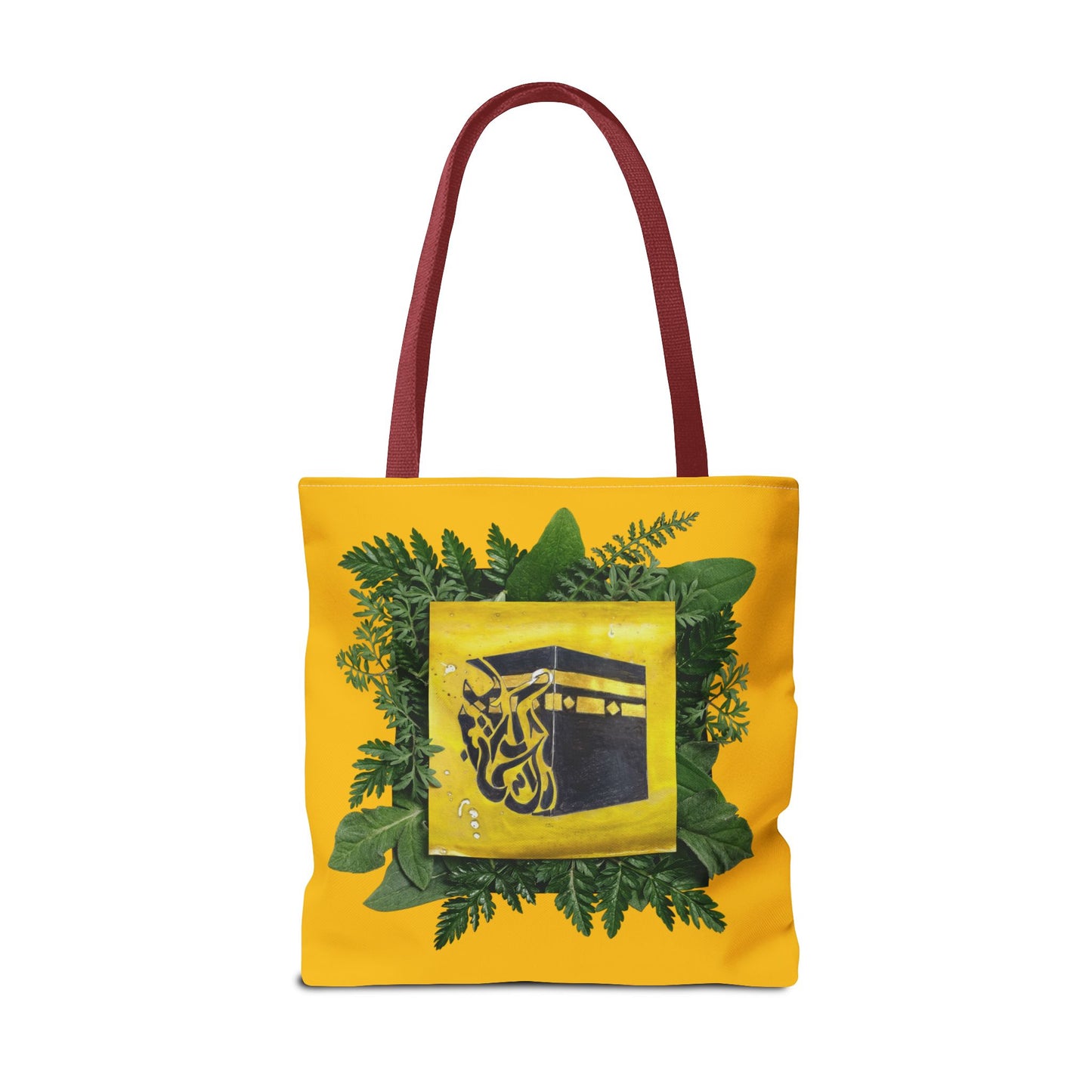 Kaaba Floral Tote Bag – Islamic Pilgrimage Hajj Umrah Gift