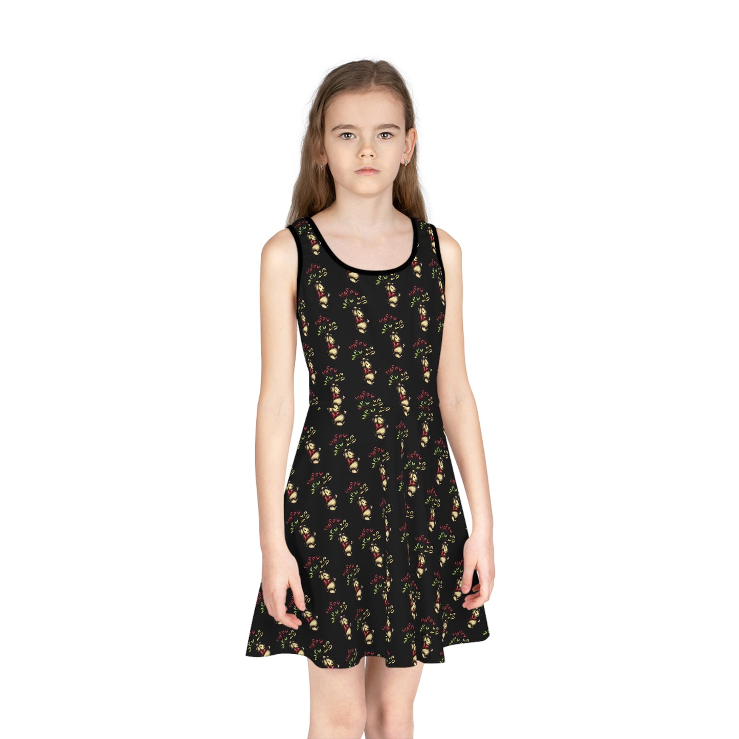 Girls' Sleeveless Sundress (AOP)