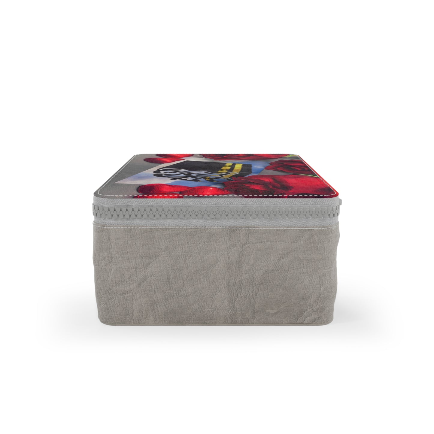 Paper Lunch Bag — Kaaba & Red Rose Design (Islamic Pilgrimage Gift)