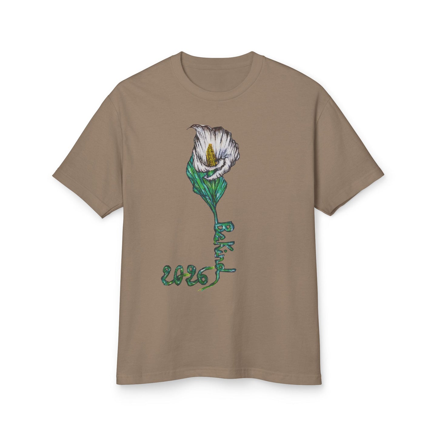 Floral Art Statement Tee - 2025 Edition