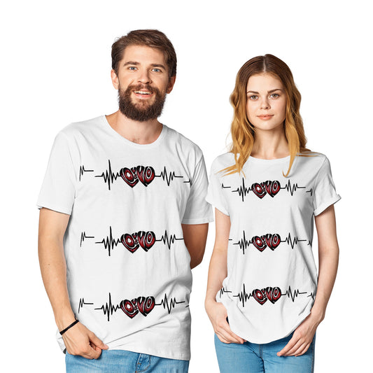 Couple's Crew Neck Cotton Jersey T-Shirt