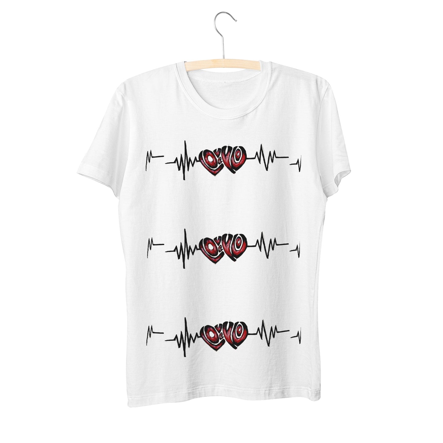 Couple's Crew Neck Cotton Jersey T-Shirt
