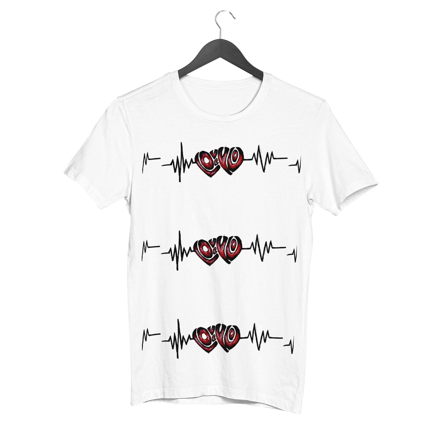 Couple's Crew Neck Cotton Jersey T-Shirt