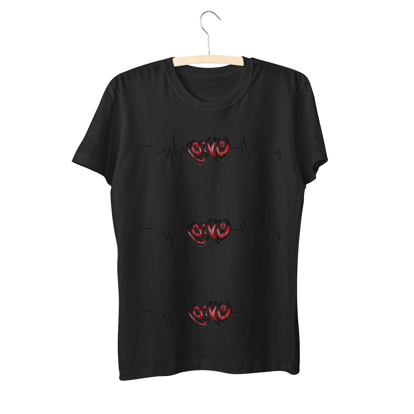 Couple's Crew Neck Cotton Jersey T-Shirt