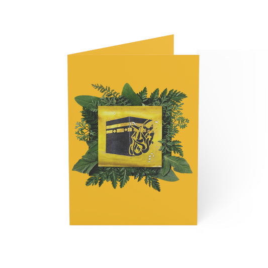 Islamic Kaaba Greeting Card — Eid & Hajj Celebration Cards (Pack of 1, 10, 30, 50)