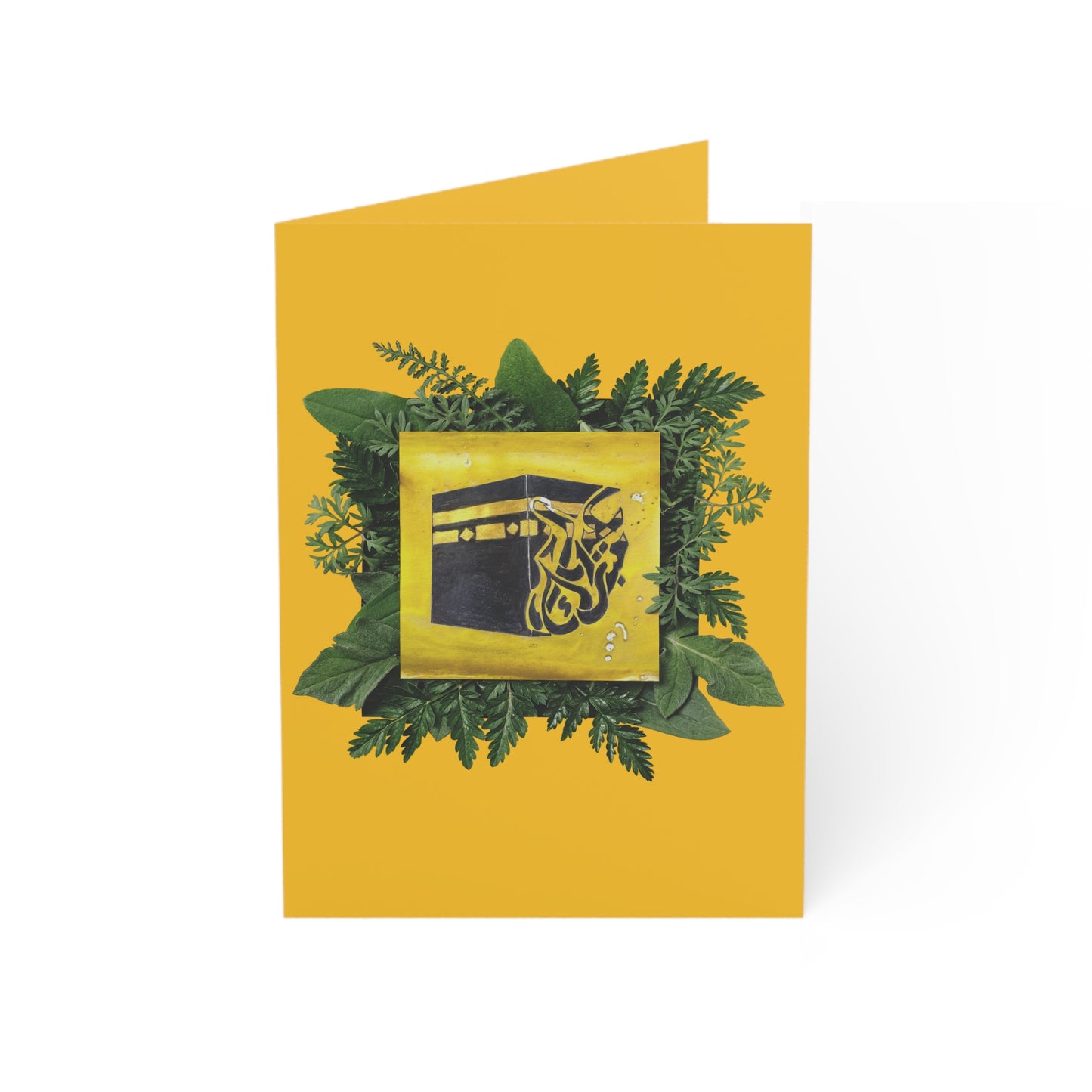 Islamic Kaaba Greeting Card — Eid & Hajj Celebration Cards (Pack of 1, 10, 30, 50)