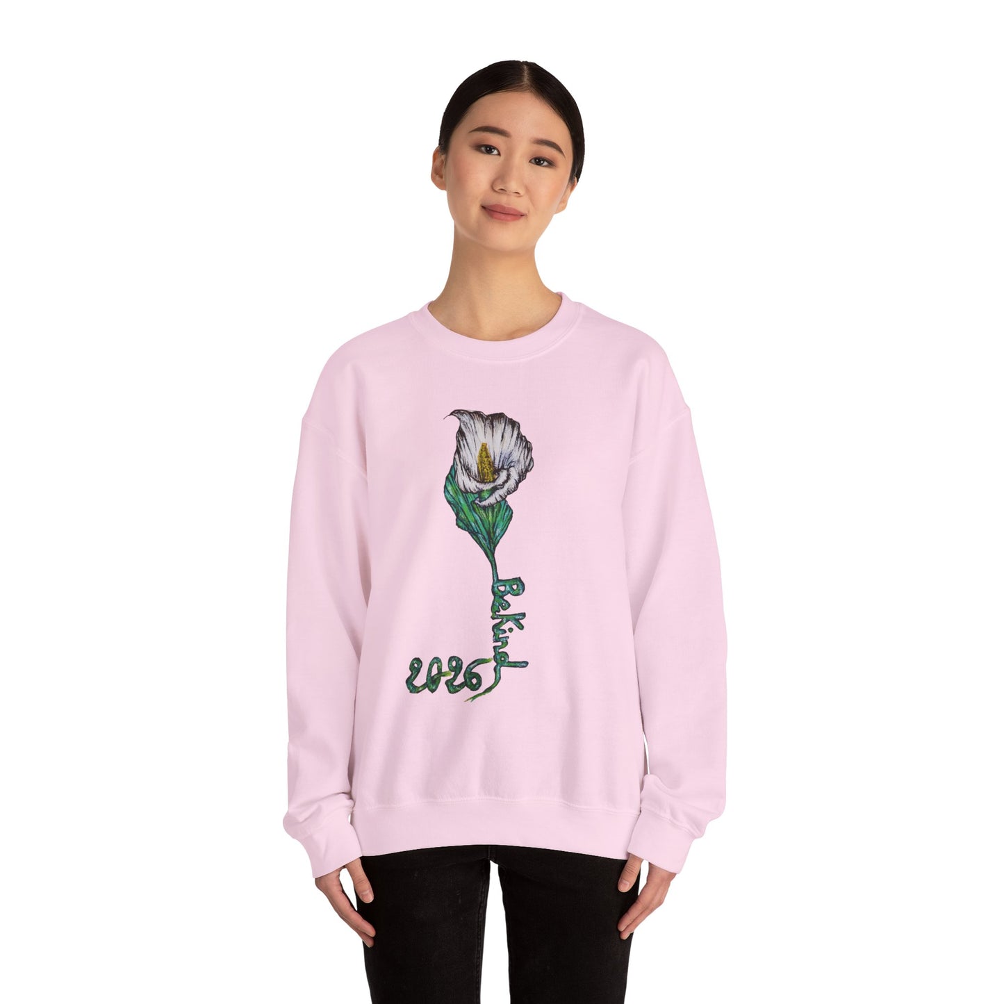 Kindness Floral Unisex Crewneck Sweatshirt