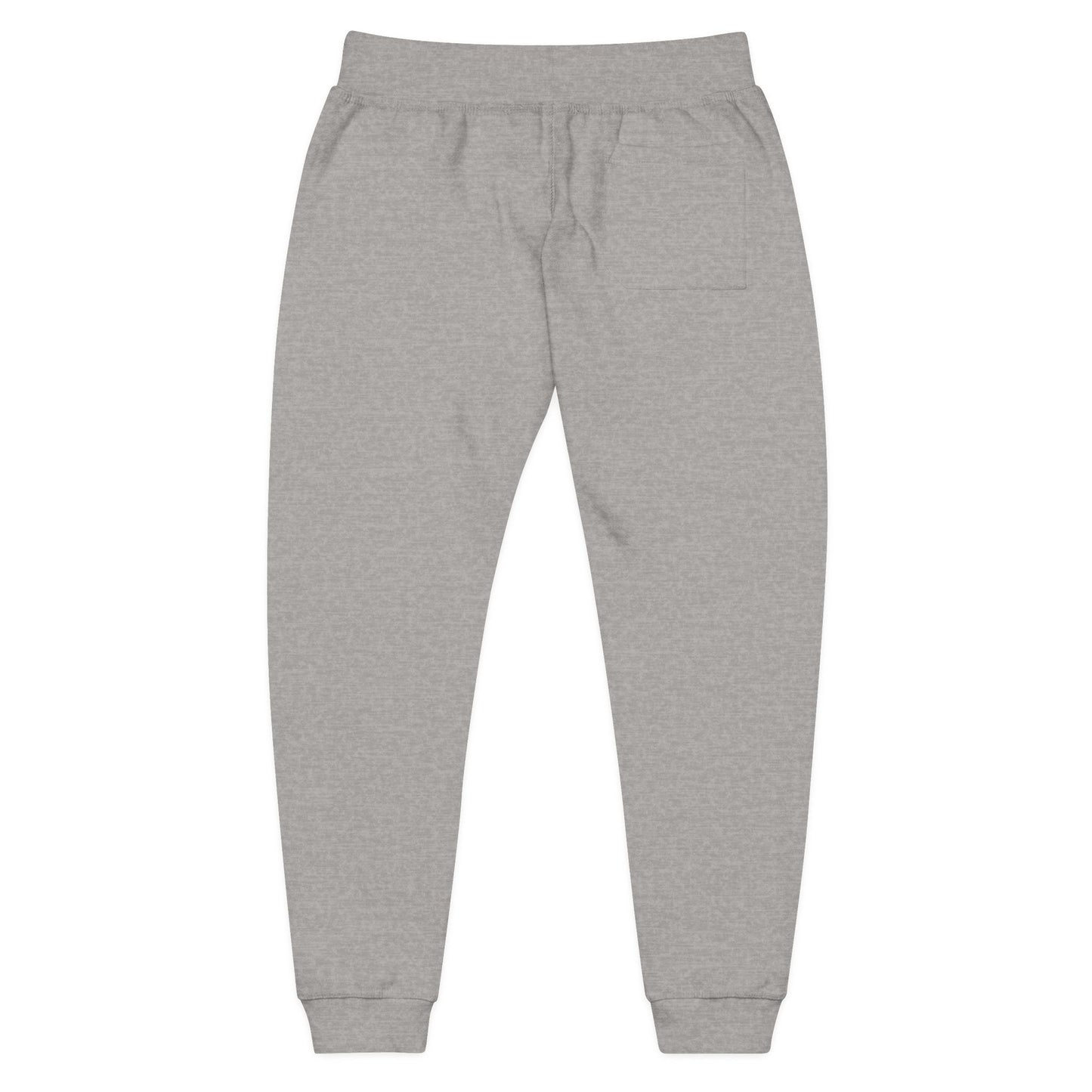 Embroidered Unisex Fleece Sweatpants - Cozy Comfort for Relaxed Days