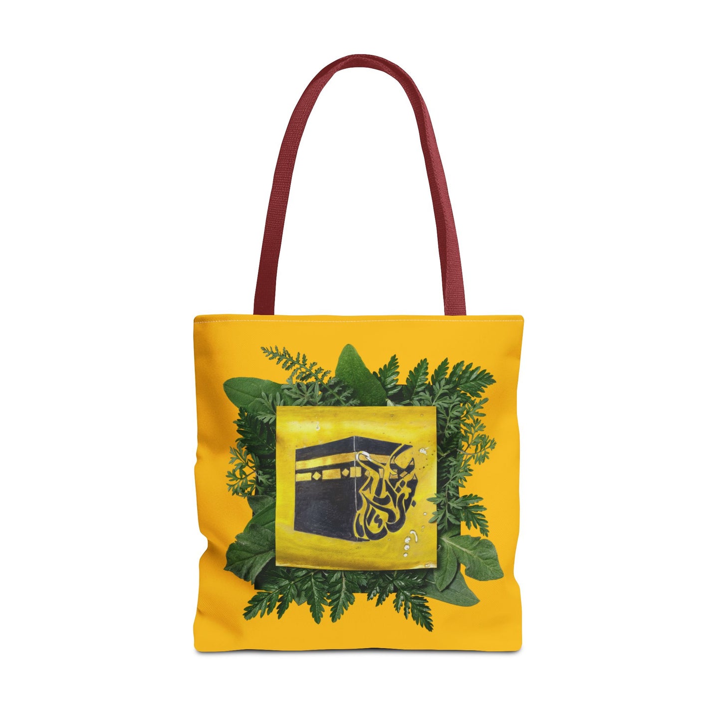 Kaaba Floral Tote Bag – Islamic Pilgrimage Hajj Umrah Gift