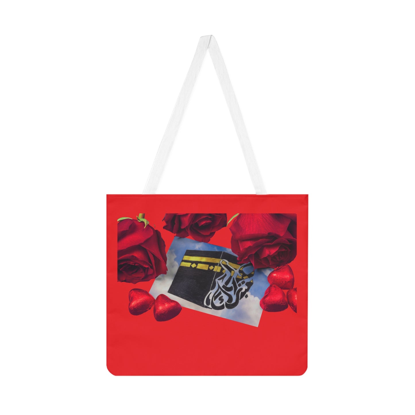 Romantic Roses Shoulder Tote — Valentine's Day Love Gift Tote Bag