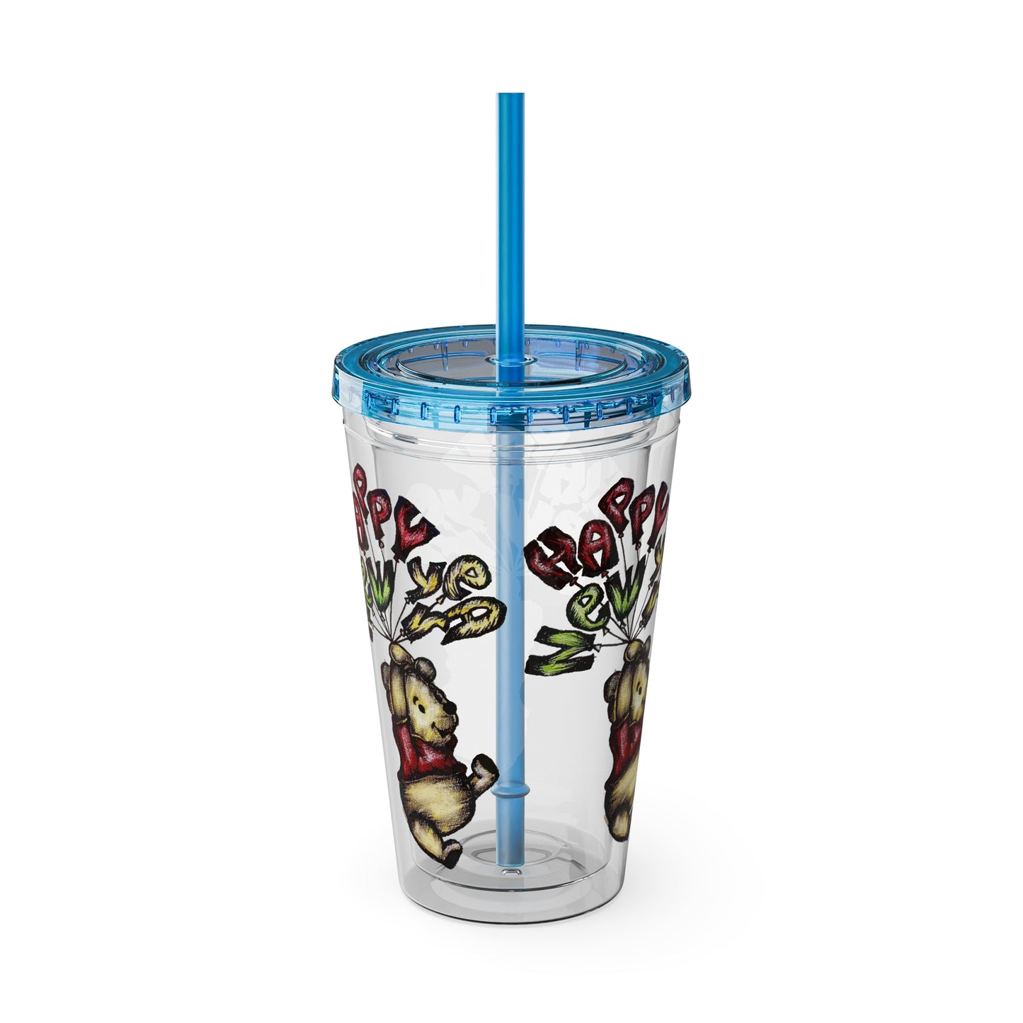 Sunsplash Tumbler with Straw, 16oz