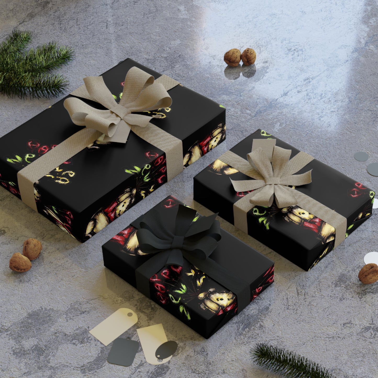 Gift Wrapping Paper Rolls, 1pc