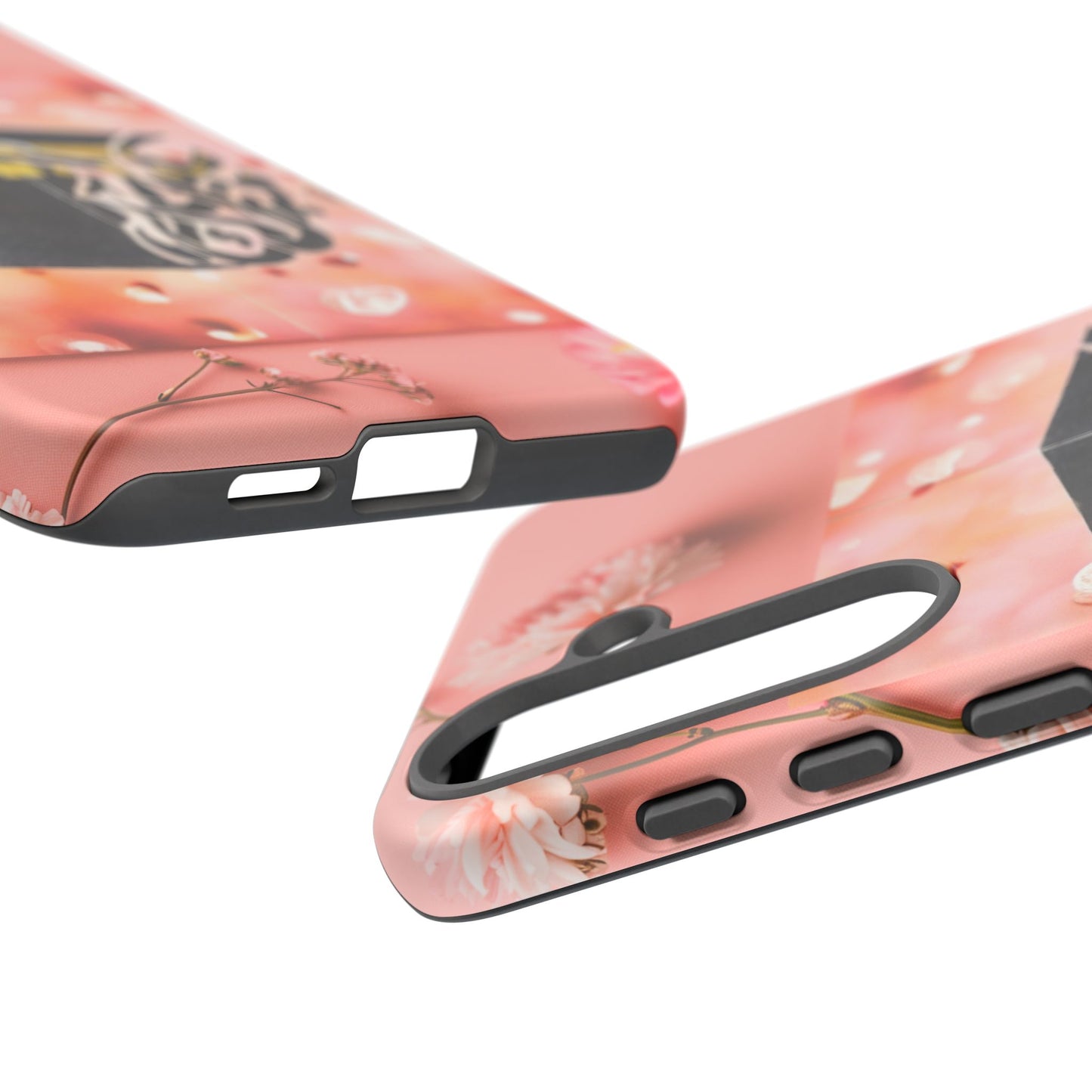 Kaaba Floral Phone Case – Pink Islamic Shrine Design