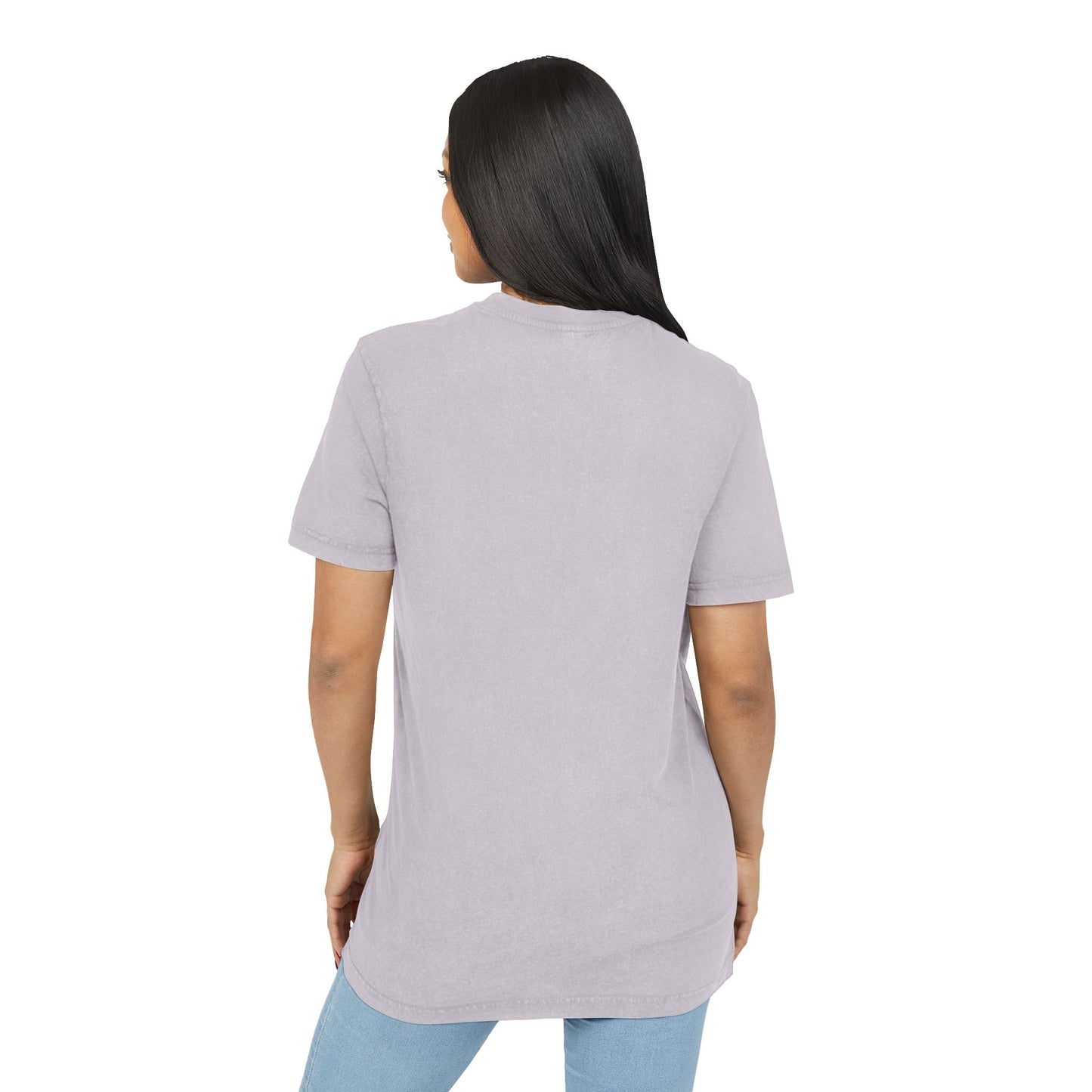 Acid Washed Floral Tee - Vintage Style Graphic T-Shirt for Casual Wear