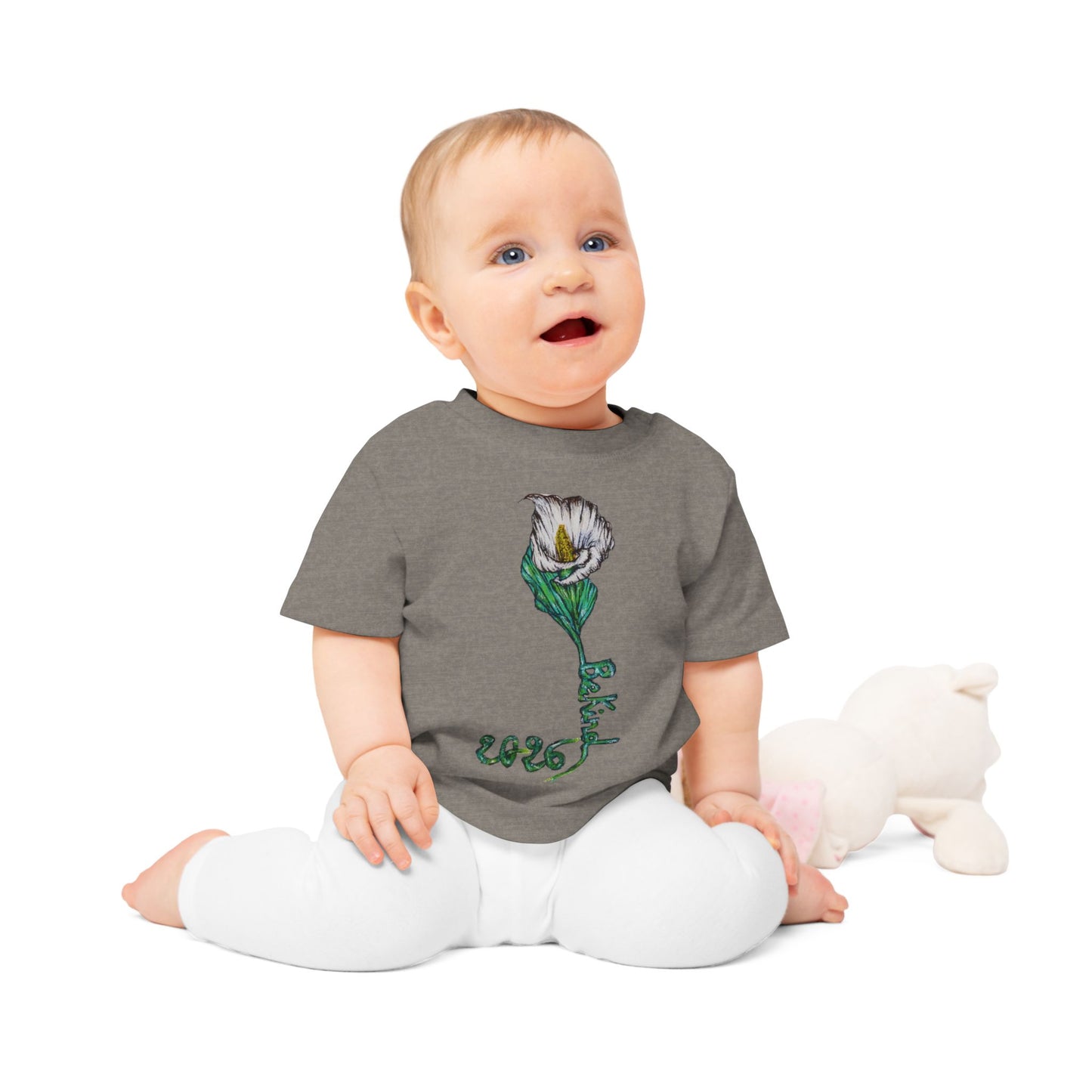 Be Kind Baby T-Shirt - Cute Floral Design for Little Ones