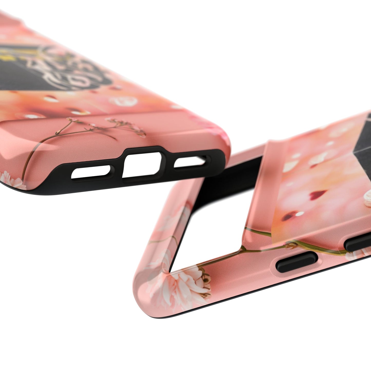 Kaaba Floral Phone Case – Pink Islamic Shrine Design