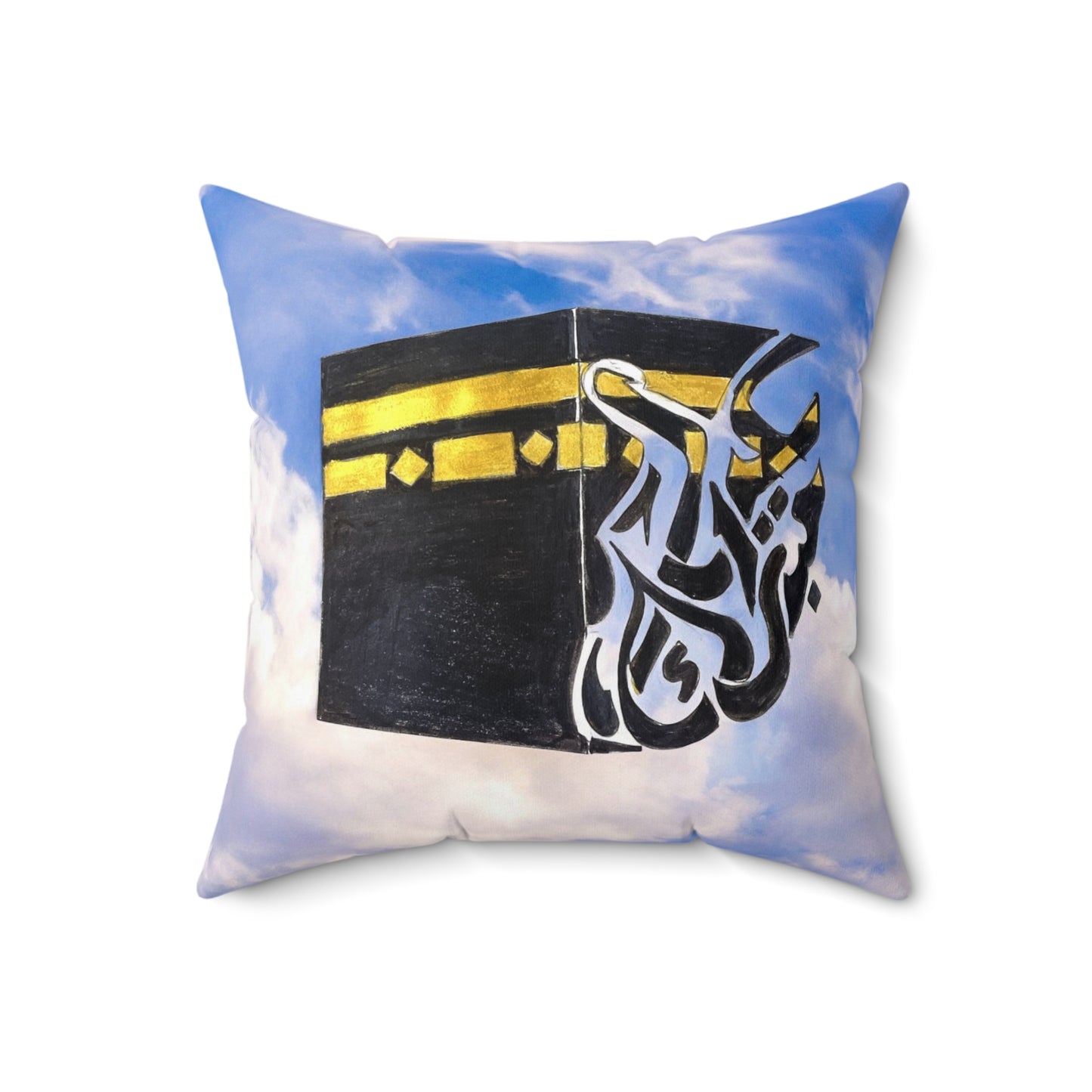 Spun Polyester Square Pillow