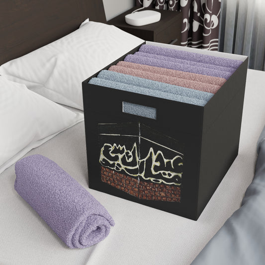 Artistic Felt Storage Box - Stylish Organizer for Home Décor