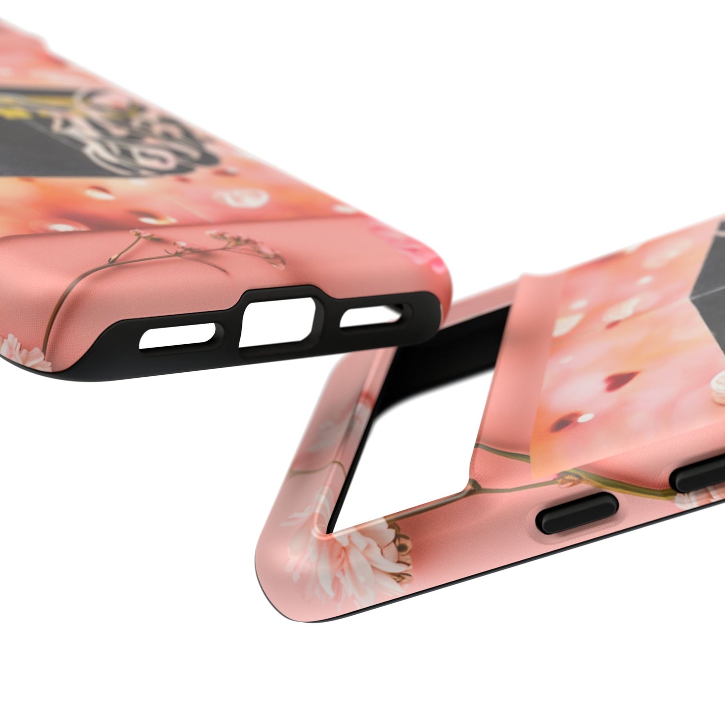 Kaaba Floral Phone Case – Pink Islamic Shrine Design