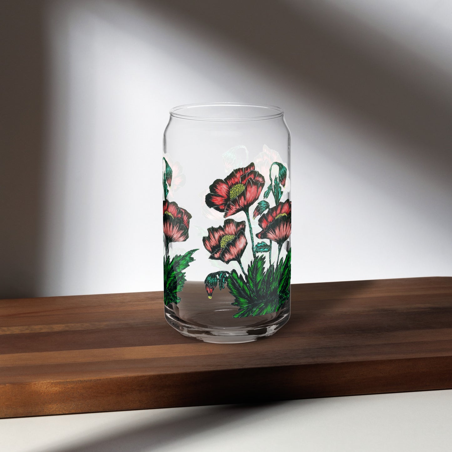 Can-shaped glass