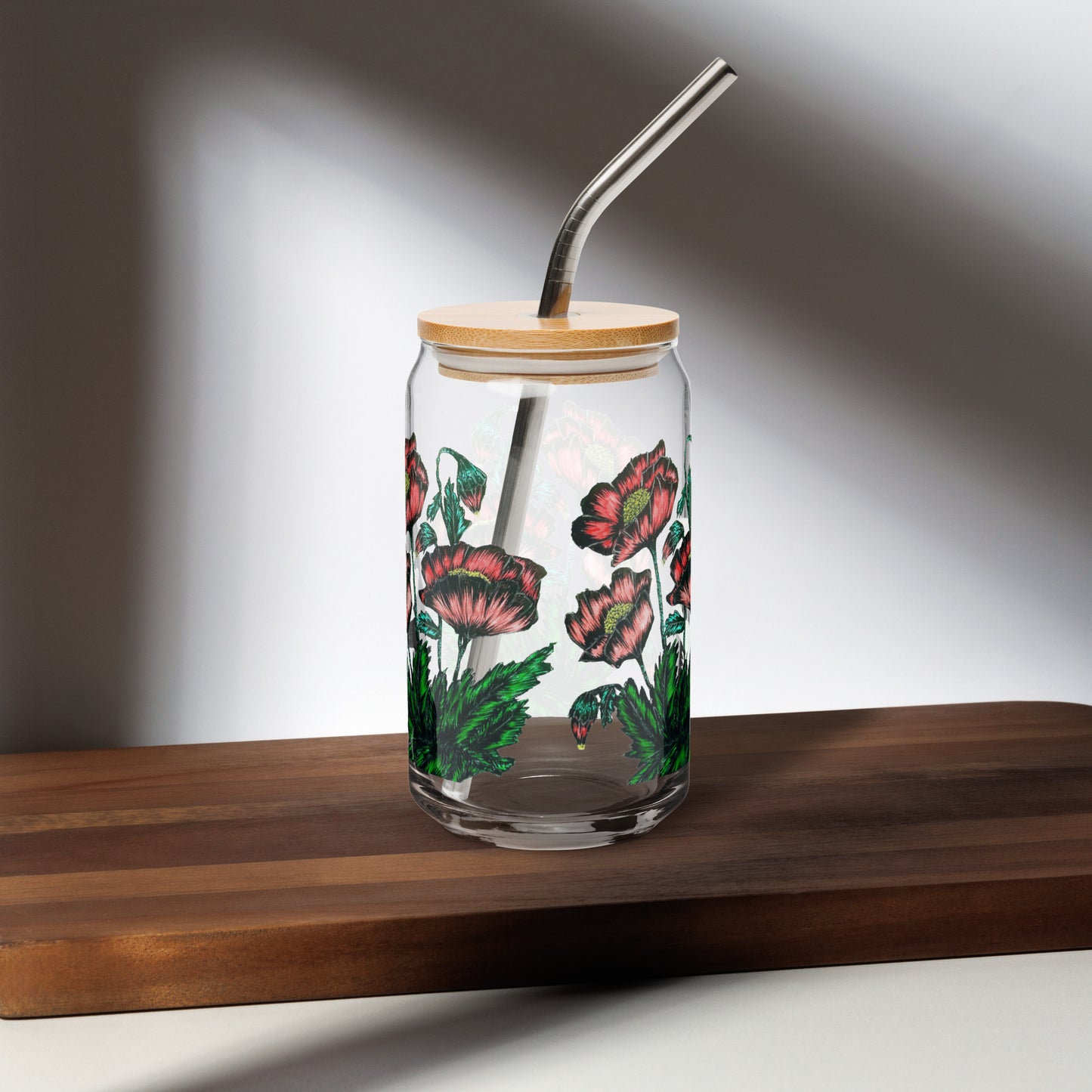 Can-shaped glass