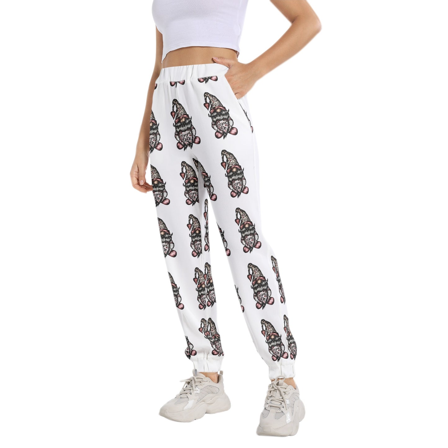 Elastic Waist Tapered Sweatpant