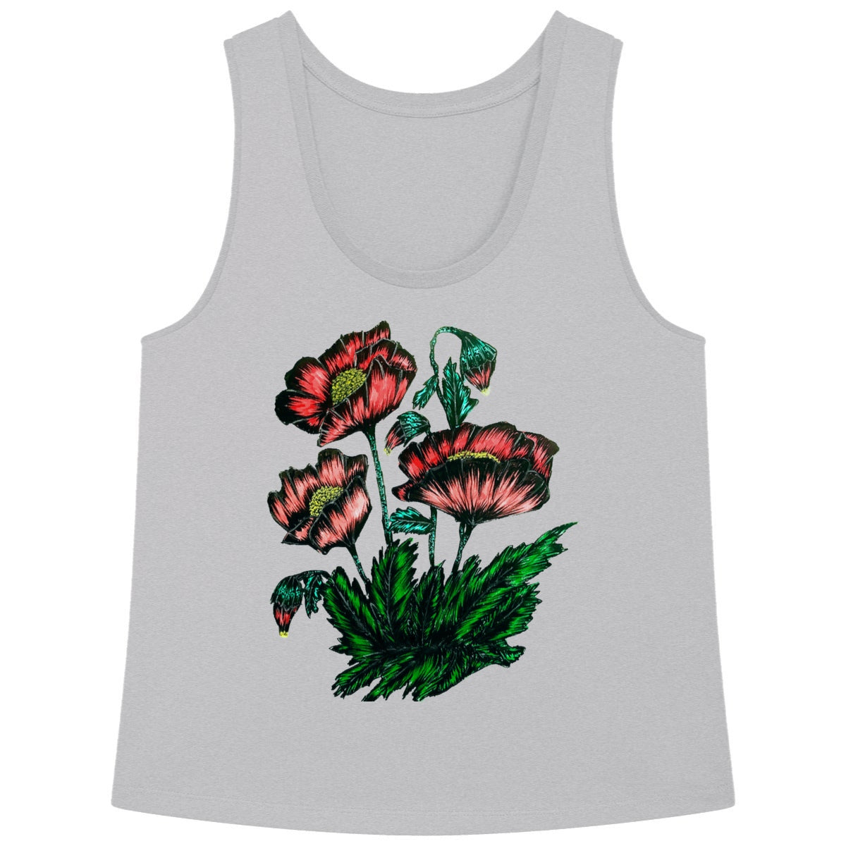 Loose fitting women's tank top - Premium Plus