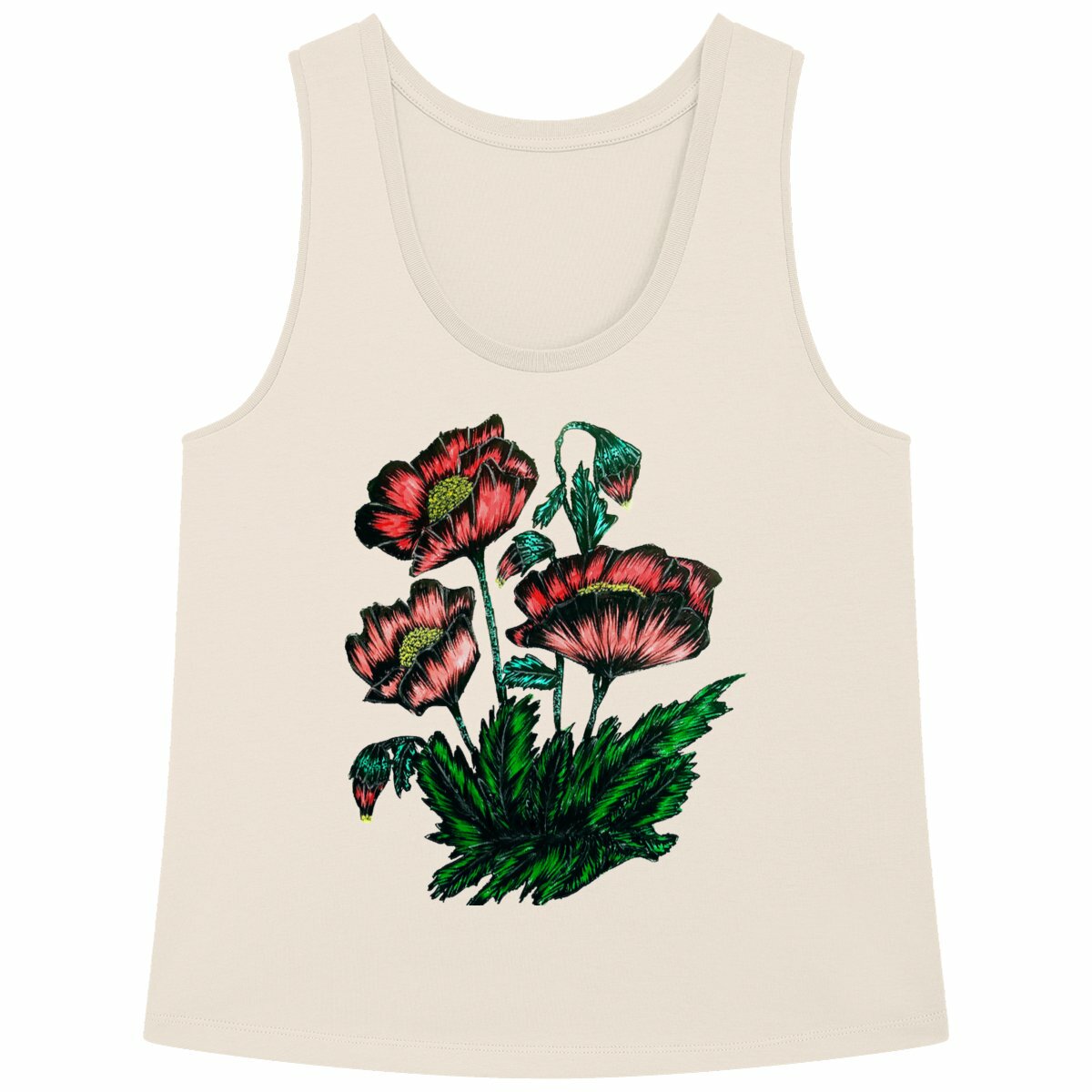 Loose fitting women's tank top - Premium Plus