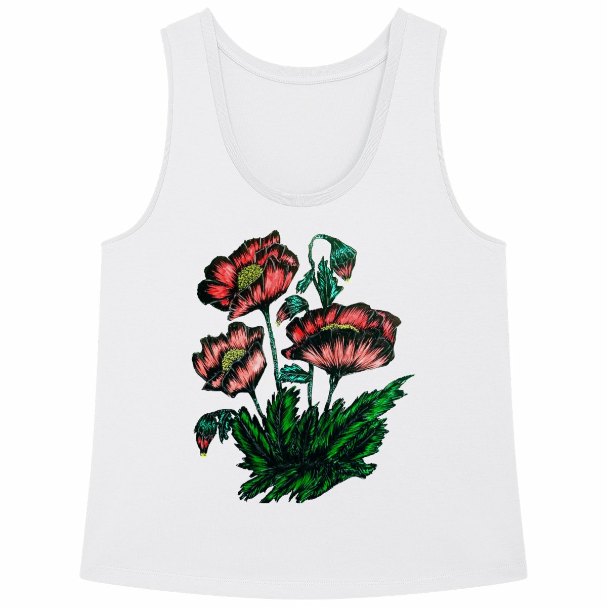 Loose fitting women's tank top - Premium Plus