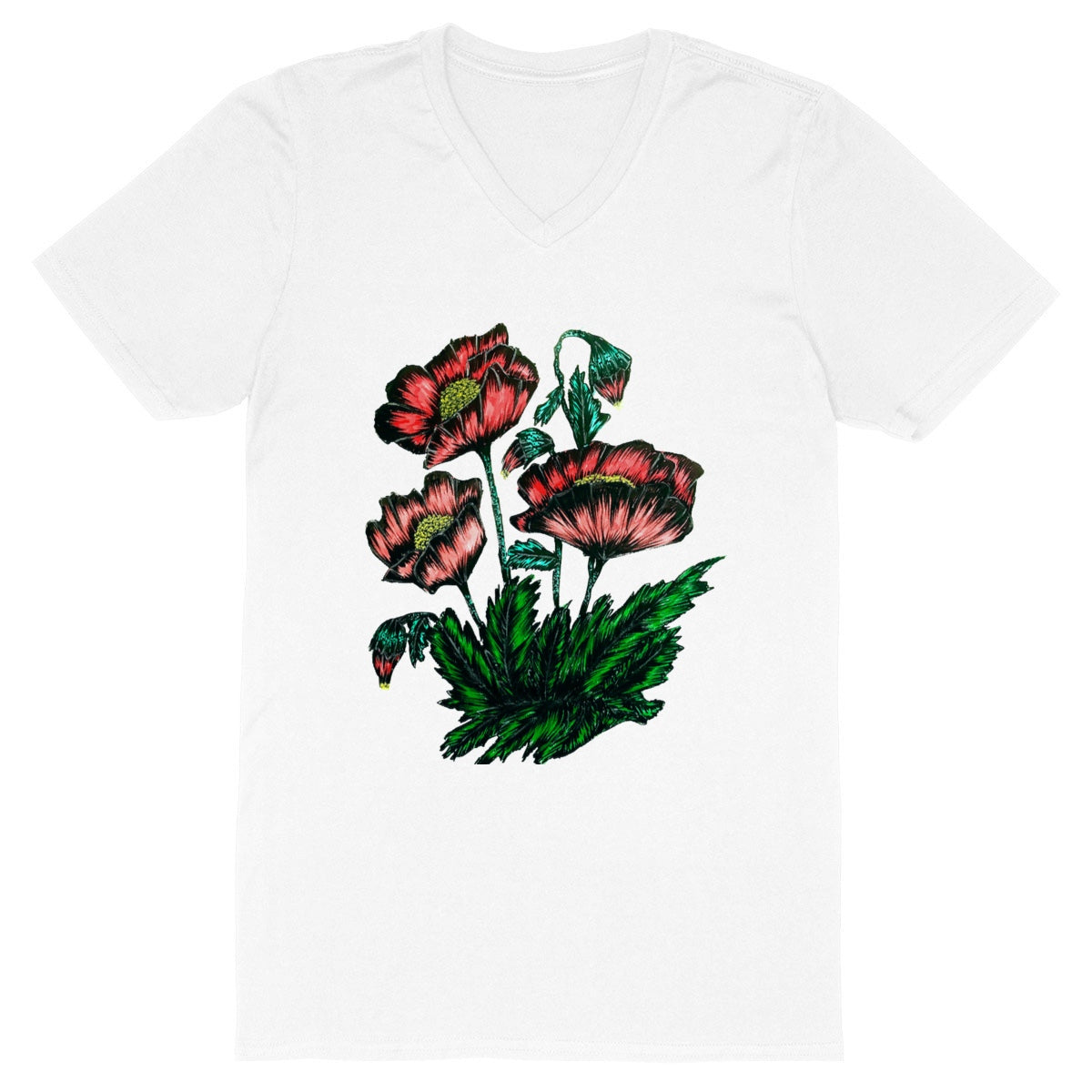 Men's v-neck T-shirt - Change