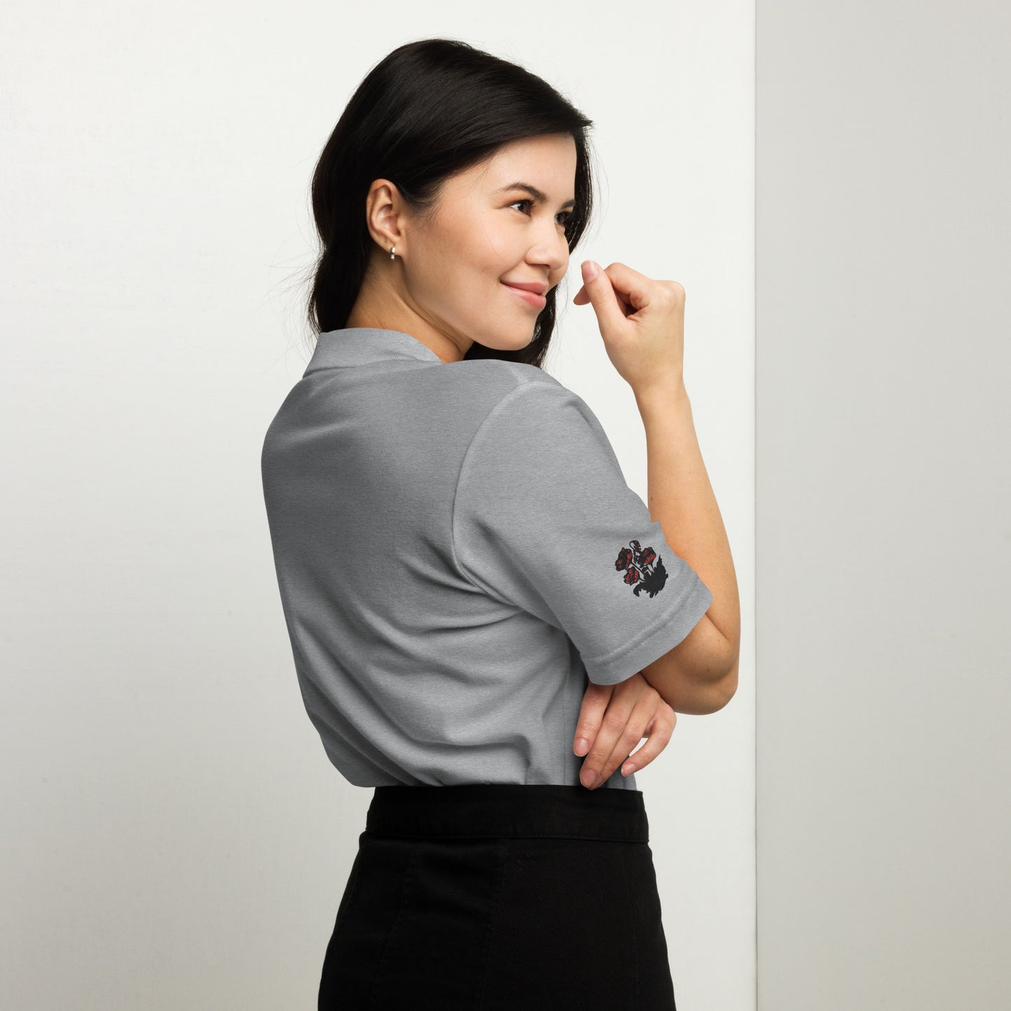 Unisex pique polo shirt