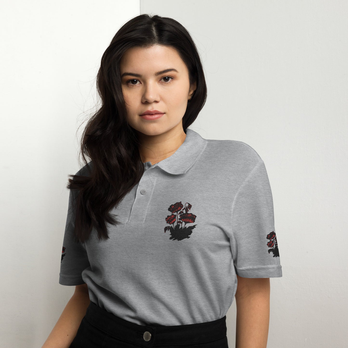 Unisex pique polo shirt