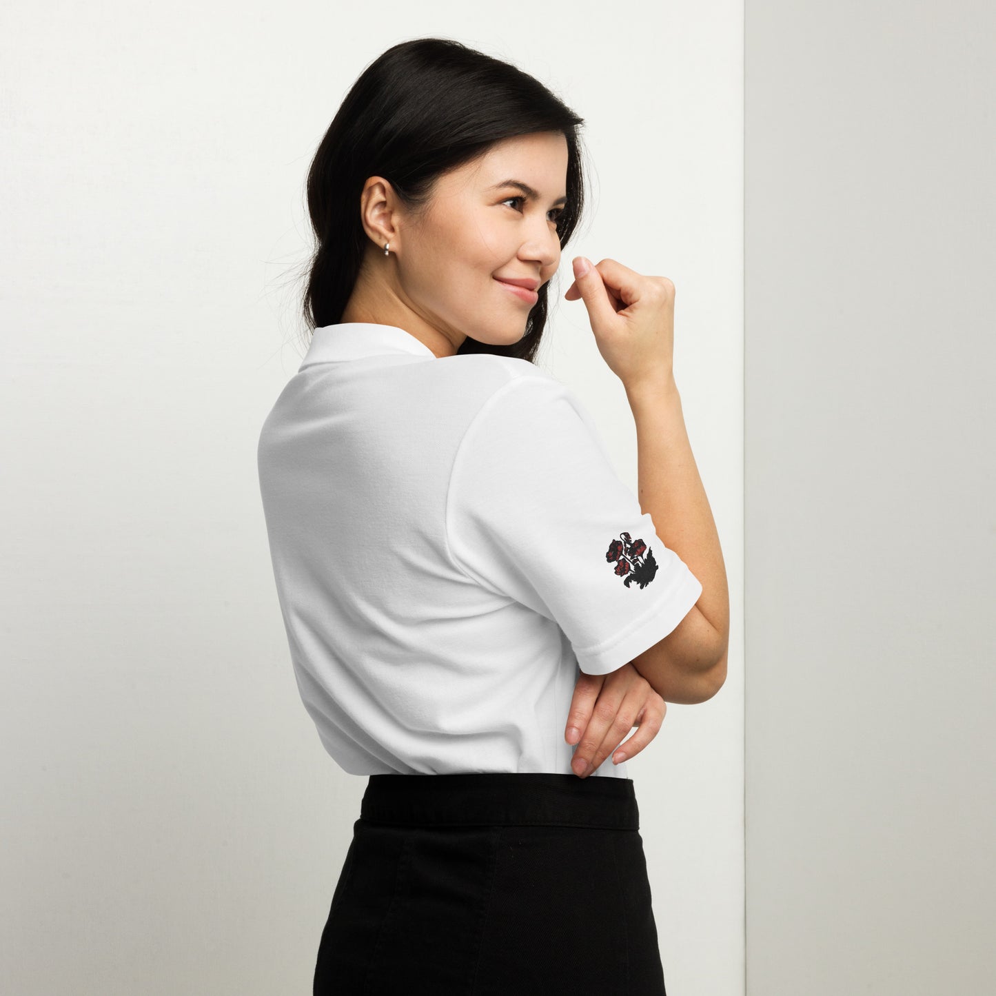 Unisex pique polo shirt